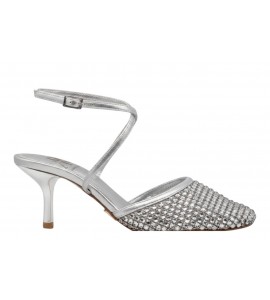 ALBANO VANITY AV7017 slingback SOFT ARGENTO