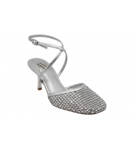 ALBANO VANITY AV7017 slingback SOFT ARGENTO