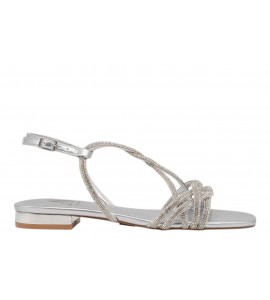 ALBANO VANITY AV7034 SANDALO FLAT ARGENTO