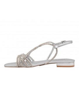 ALBANO VANITY AV7034 SANDALO FLAT ARGENTO