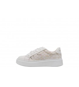 PATRIZIA PEPE bambina sneaker PPK326.27 BIANCO/PLATINO ECOV