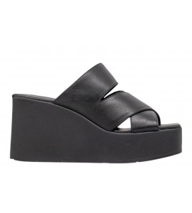 VIC MATIE' 1K5450D_K10C0700101 SANDALO con zeppa BLACK