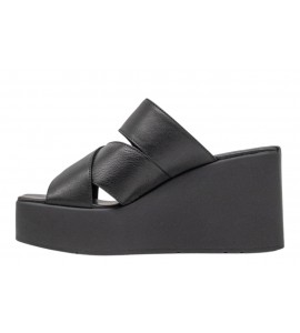 VIC MATIE' 1K5450D_K10C0700101 SANDALO con zeppa BLACK