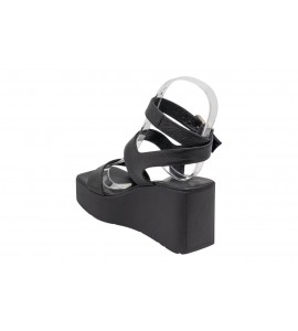 VIC MATIE' SANDALO CON ZEPPA 1K5456D_K10C070101 BLACK