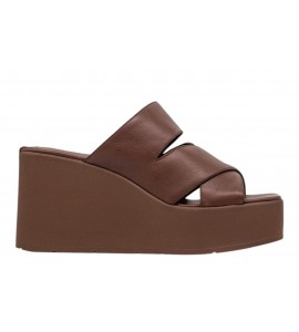 VIC MATIE' 1K5450D_K10C070338 Mules con zeppa ebano