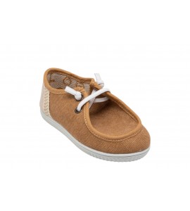 PUCHITOS bambino 7801-20 RECYWASH CUERO Y PIEDRA