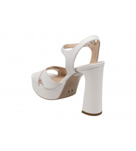 NERO GIARDINI donna SANDALO PLATFORM E410211D bianco
