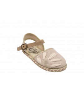 PUCHITOS bambina 9803-20 RECYWASH PIEDRA Y YUTE NATURAL