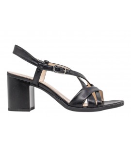 NERO GIARDINI sandalo donna E615752D/100 NAPPA PANDORA NERO