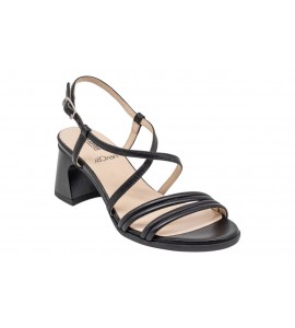 NERO GIARDINI sandalo donna E615740D/100 NAPPA PANDORA NERO