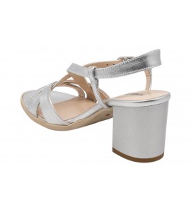 NERO GIARDINI sandalo donna E615753D/700 LAMINATO COL. ARG