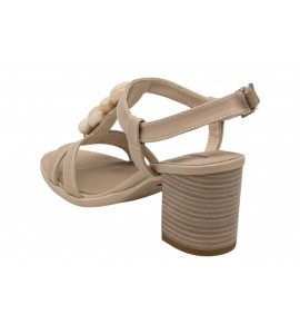 NERO GIARDINI sandalo donna E615860D/453 TAMIGI lino