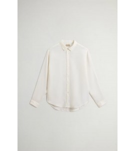 WOOLRICH camicia lino CFWOSI2013MRUT5284/8270 artic white