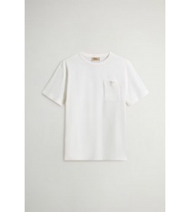 WOOLRICH T-SHIRT cotone CFWOTE2009MRUT5334/8270 WHITE