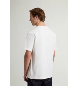 WOOLRICH T-SHIRT cotone CFWOTE2009MRUT5334/8270 WHITE