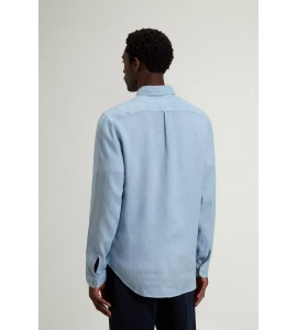 WOOLRICH camicia lino CFWOSI2013MRUT5284/30133 ARTIC FLASK