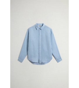 WOOLRICH camicia lino CFWOSI2013MRUT5284/30133 ARTIC FLASK