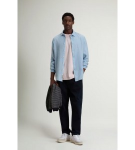 WOOLRICH camicia lino CFWOSI2013MRUT5284/30133 ARTIC FLASK