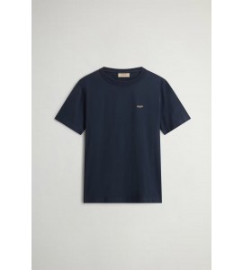 WOOLRICH T-SHIRT COTONE CFWOTE2012MRUT5334/3989 MELTON BLUE