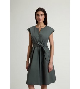 WOOLRICH VESTITO POPELINE COTONE CFWWDR2028FRUT3944/6668 FOREST VEIL