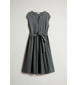 WOOLRICH VESTITO POPELINE COTONE CFWWDR2028FRUT3944/6668 FOREST VEIL