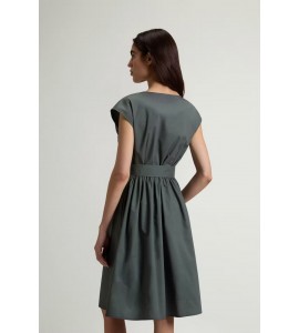 WOOLRICH VESTITO POPELINE COTONE CFWWDR2028FRUT3944/6668 FOREST VEIL