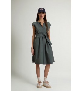 WOOLRICH VESTITO POPELINE COTONE CFWWDR2028FRUT3944/6668 FOREST VEIL