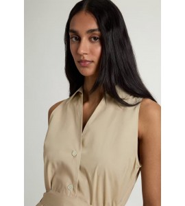 WOOLRICH chemisier CFWWDR2022FRUT3944/8640 WHITE PEPPER