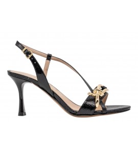 ALBANO SANDALO 5552 SNAKE nero