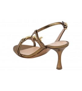 ALBANO SANDALO 5552 SNAKE BRONZO