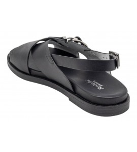 NERO GIARDINI sandalo basso E615933D/100 TAMIGI NERO