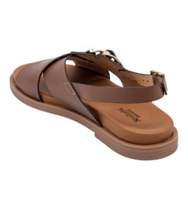 NERO GIARDINI sandalo basso E615933D/400 ARMENIA CUOIO