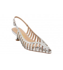 ALMA EN PENA slingback V265200 MIRROW SILVER