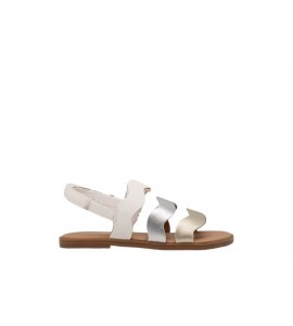 GEOX J SANDAL KARLY J6535F054AJC0007 WHITE/SIL