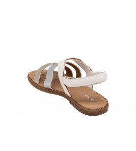 GEOX J SANDAL KARLY J6535F054AJC0007 WHITE/SIL