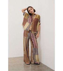 OTTOD'AME DP0063 PANTALONE PALAZZO