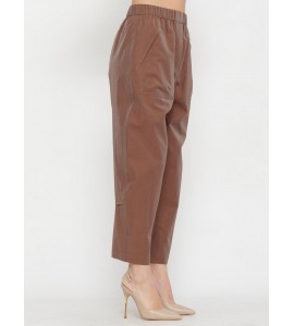 OTTOD'AME DP0036 PANTALONE CARROT CON PINCES