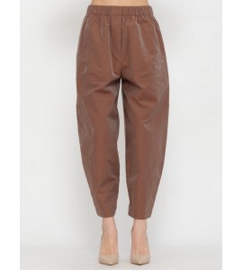 OTTOD'AME DP0036 PANTALONE CARROT CON PINCES