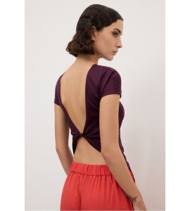 OTTOD'AME DM8173 T-SHIRT SCHIENA SCOPERTA