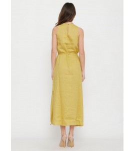 OTTOD'AME DA5383 ABITO LUNGO IN LINO