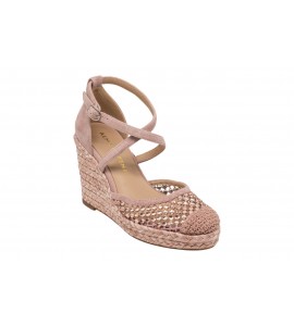 ALMA EN PENA sandalo con zeppa V265602 SUEDE PINK