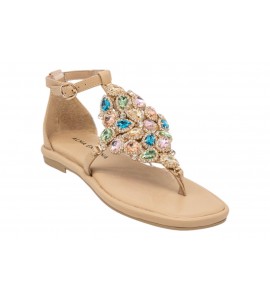 ALMA EN PENA sandalo flat V268012 NAPA SAND