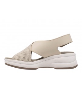 DONNA SERENA SANDALO CON ZEPPA 9M6091DM LT BEIGE