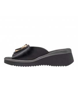 DONNA SERENA ciabatta con zeppa 4N5982DM NERO