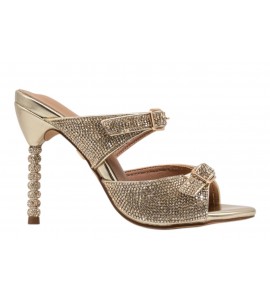 KHARISMA mules elegante 2621.26 STRASS PLATINO