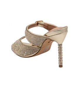 KHARISMA mules elegante 2621.26 STRASS PLATINO