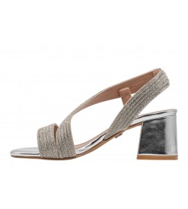 KHARISMA sandalo elegante 2510.26 STRASS ARGENTO