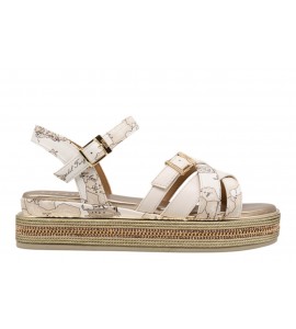ALVIERO MARTINI SANDALO 2490/0371/A677 GEO MILK/WHITE