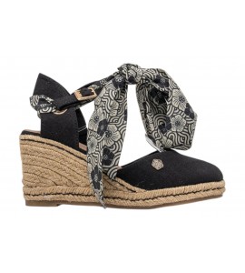 O-JOO sandalo con zeppa OL61531A GERI CVS black