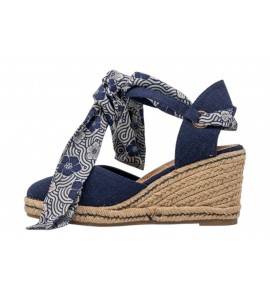 O-JOO SANDALO CON ZEPPA OL61531A GERI CVS NAVY